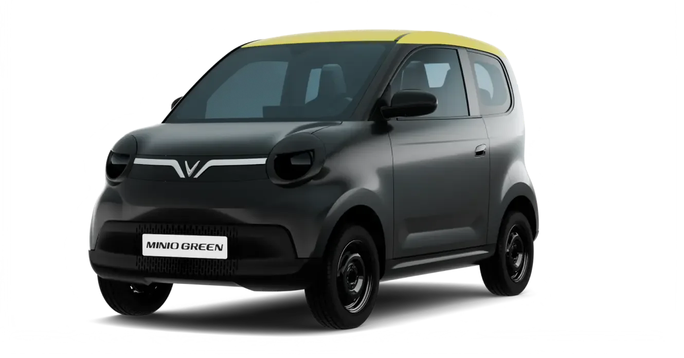 Minio Green màu Jet Black - Summer Yellow Roof